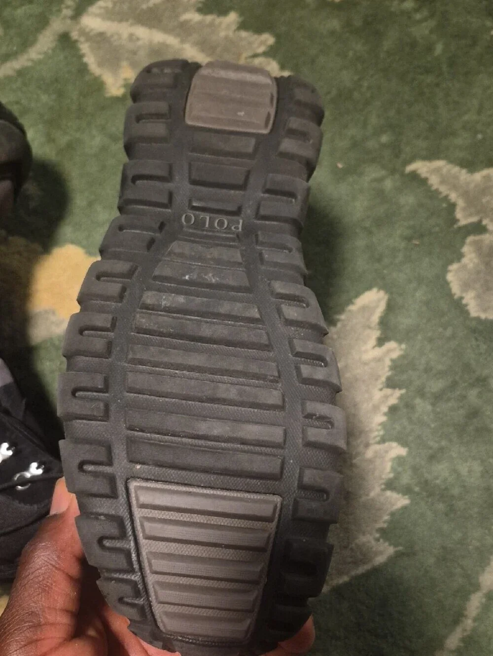 Polo by Ralph Lauren Men’s Gray and Black Hiking Boots